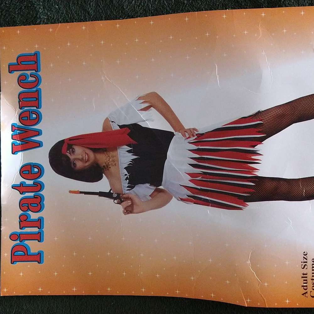 Halloween Pirate Wench 7 PC. Women's Costume